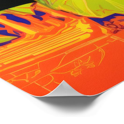 鮮やか図 ポスター (角)