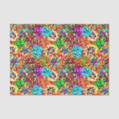 鮮やか夏の色絵を描(ばちゃばちゃ)跳ねる 薄葉紙 (正面)