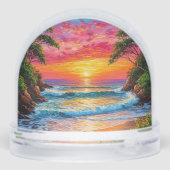 鮮やか夕焼け海ショア (裏面)