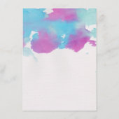 鮮やか夢の結婚挿入カード エンクロージャーカード (裏面)