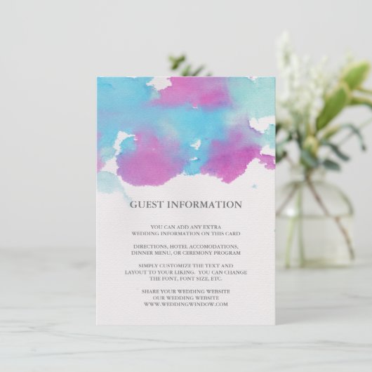 鮮やか夢の結婚挿入カード エンクロージャーカード (スタンド正面)