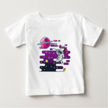 鮮やか宇宙宇宙飛行士レトロイラストレーション