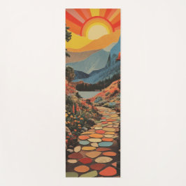 鮮やか平和への道 ヨガマット