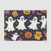 鮮やか幽霊とハッピーパンプキンスハロウィーン 薄葉紙 (正面)