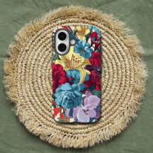 鮮やか庭モノグラムカラフルヴィンテージ花