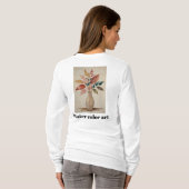 鮮やか式:抽象芸術水彩設計 Tシャツ (裏面フル)