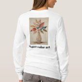 鮮やか式:抽象芸術水彩設計 Tシャツ (裏面)