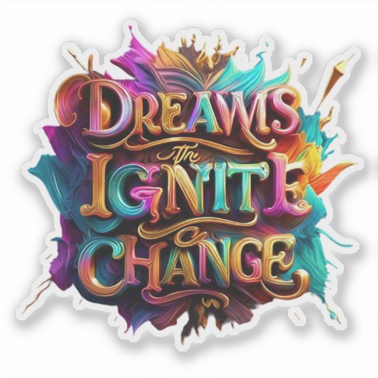 「鮮やか想像力」 シール (正面)