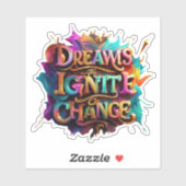 「鮮やか想像力」 シール (シート)