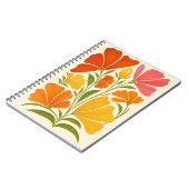 鮮やか手絵を描花 ノートブック (左側)