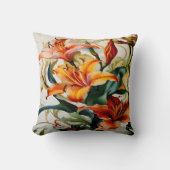 鮮やか抽象デザインのユリカラフルー クッション (正面)