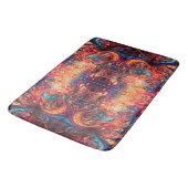 鮮やか抽象デザインバスマット バスマット (アングル)