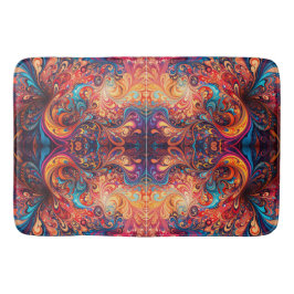 鮮やか抽象デザインバスマット バスマット