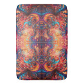 鮮やか抽象デザインバスマット バスマット (正面縦)