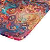 鮮やか抽象デザイン カッティングボード (角)