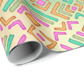 鮮やか抽象デザイン ラッピングペーパー (ロールコーナー)