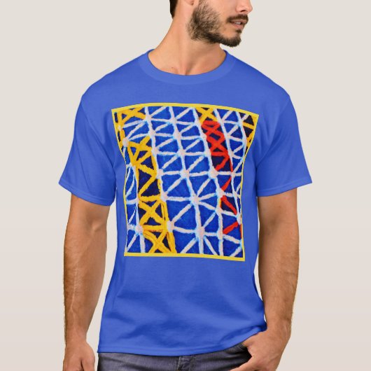 鮮やか抽象芸術の色 Tシャツ (正面)