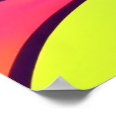 鮮やか抽象芸術アイズデザイン ポスター (角)