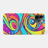 鮮やか抽象芸術アイズデザイン Case-Mate iPhoneケース (裏面(横))