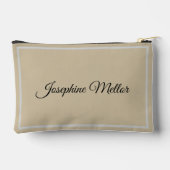 鮮やか抽象芸術アートカップルポートレート アクセサリーポーチ (裏面)