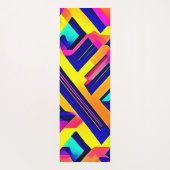 鮮やか抽象芸術アート：エネルギーを解放 ヨガマット (裏面)