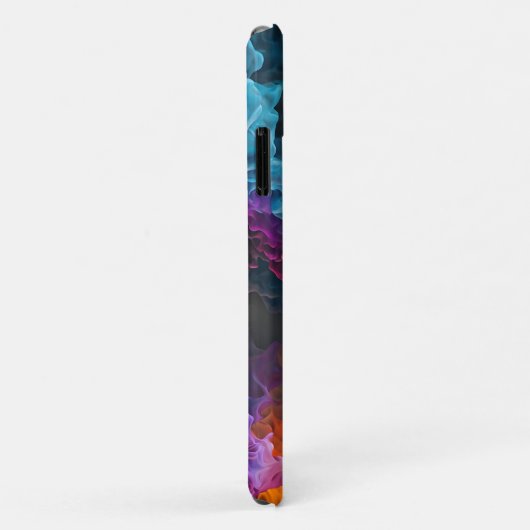 鮮やか抽象芸術アート:色の万華鏡のように千変万化するパターン Case-Mate iPhoneケース (裏面/右)