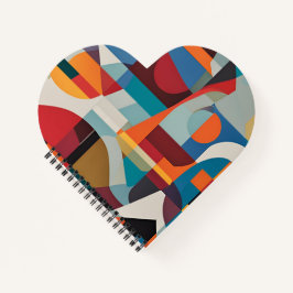 鮮やか抽象芸術アート – 表現力とデシカラフルング ノートブック