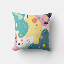 鮮やか抽象芸術オーガニック図形のパターン