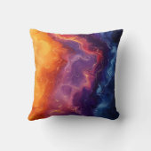 鮮やか抽象芸術カラー旋回装飾用クッション クッション (裏面)