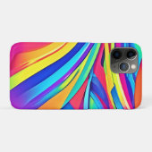 鮮やか抽象芸術カラー波形 Case-Mate iPhoneケース (裏面(横))