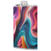 鮮やか抽象芸術カラー：創造性を発揮 フラスク (左)