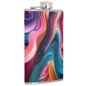 鮮やか抽象芸術カラー：創造性を発揮 フラスク (右)