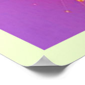 鮮やか抽象芸術キス ポスター (角)