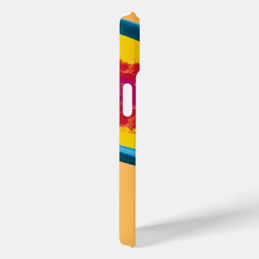 鮮やか抽象芸術コスモスリングや輪&スクエア – モダン Case-Mate iPhoneケース (裏面 / 右)