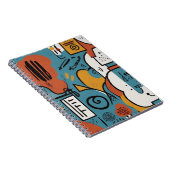 鮮やか抽象芸術ノートデザイン ノートブック (右側)