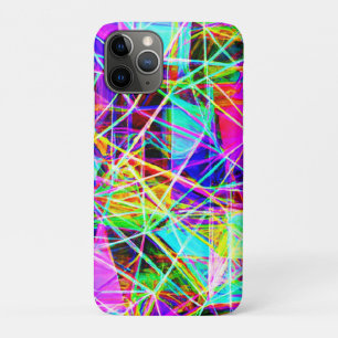 鮮やか抽象芸術パターンデザイン iPhone 11 PROケース