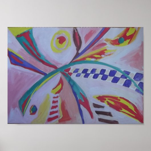 鮮やか抽象芸術フランスのポスターバイсラファエル ポスター (正面)