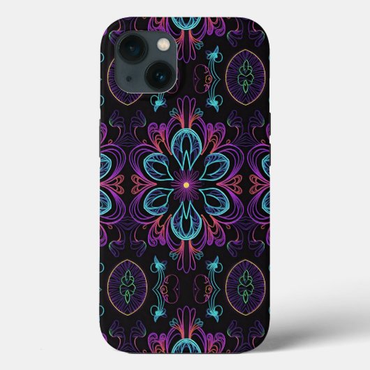 鮮やか抽象芸術フローラ2 Case-Mate iPhoneケース (裏面)