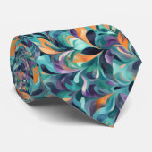 鮮やか抽象芸術ペイズリーパタインスパイアーン ネクタイ (ロール)