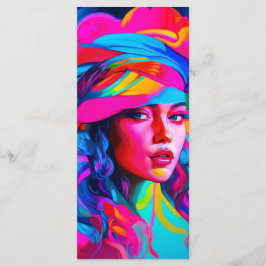 鮮やか抽象芸術ポートレート メニュー