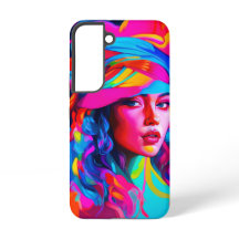 鮮やか抽象芸術ポートレート