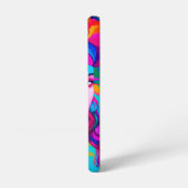 鮮やか抽象芸術ポートレート SAMSUNG GALAXYケース (左側面)