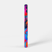 鮮やか抽象芸術ポートレート SAMSUNG GALAXYケース (右側面)