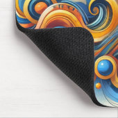 鮮やか抽象芸術マウスパッド マウスパッド (コーナー)