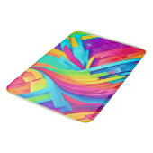鮮やか抽象芸術図形のアート バスマット (アングル)