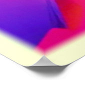 鮮やか抽象芸術図形のアート ポスター (角)