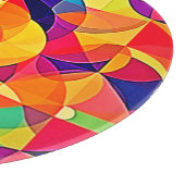 鮮やか抽象芸術対称芸術 カッティングボード (角)