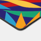 鮮やか抽象芸術幾何数々の色 デスクマット (コーナー)