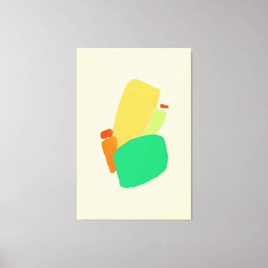 鮮やか抽象芸術引き伸ばしキャンバス印刷 キャンバスプリント (正面)