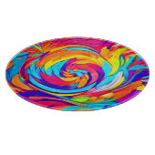 鮮やか抽象芸術旋回アートワーク カッティングボード (角)